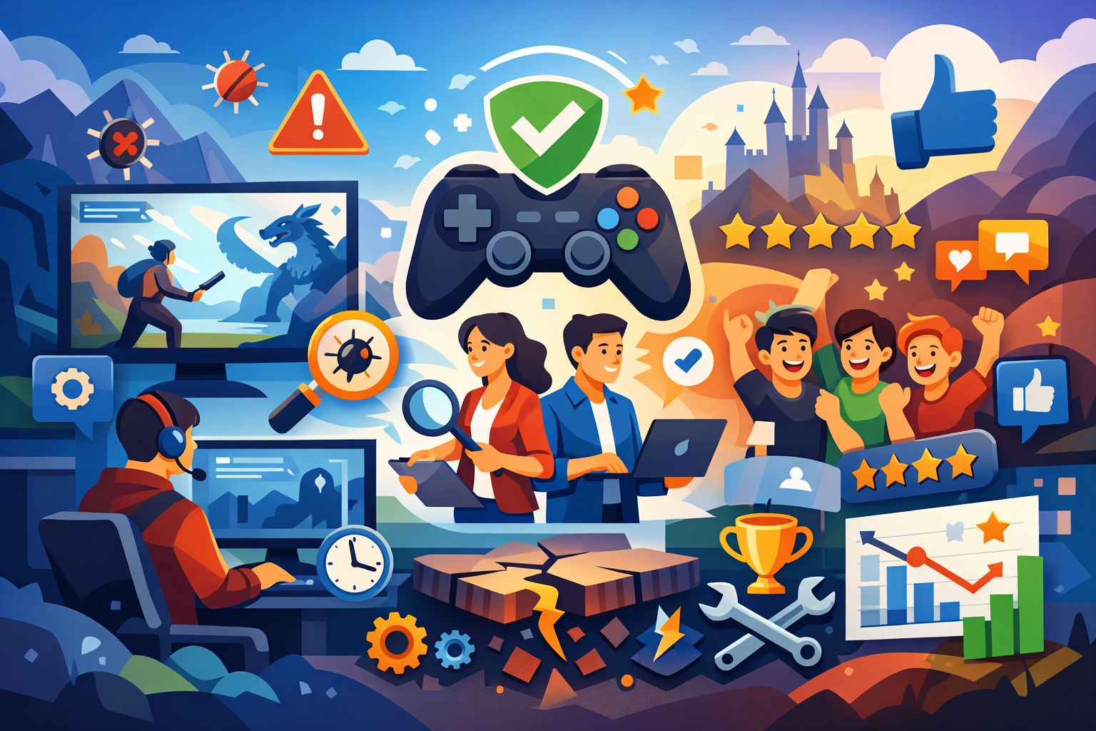 Odkrywamy ukryte błędy: Kompleksowa weryfikacja jakości gier.